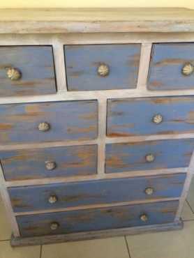 Large solid wood chest of drawers