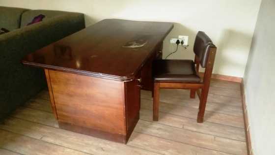 Large Wooden Desk For Sale