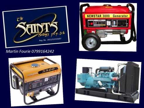 Lawnmowers, Generators, Construction equipment etc.