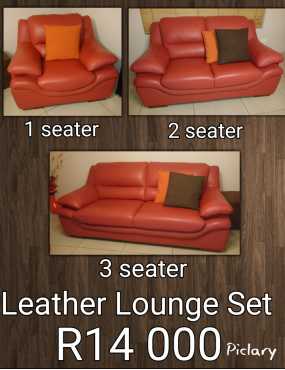 Leather Lounge Suite