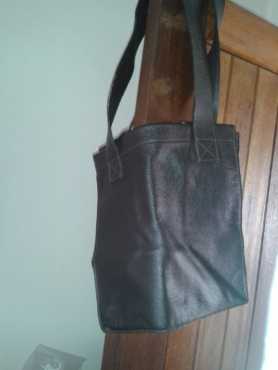 Leather Shopper