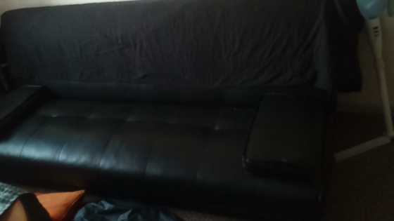 Leather sleeper couch for sale