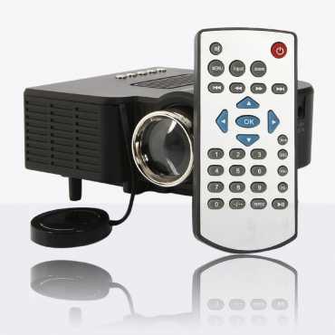 LED Multimedia HDMI Compatible LED Mini Data Projector Brand New From The Box with Accessories