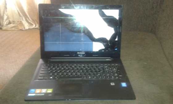 Lenovo G50 slim design laptop like new screen cracked for sale