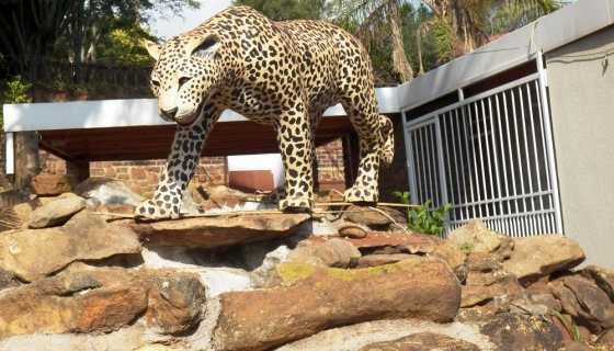 LEOPARD STATUE