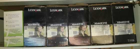 Lexmark X642 X644 X646 Toners