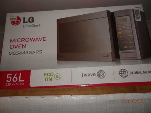 LG 56LITRE I WAVE MIRROR DOOR ELECTRONIC MICROWAVE