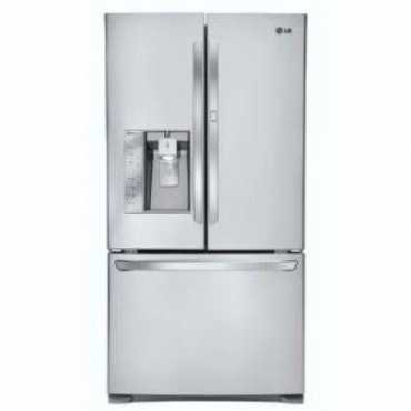 LG - 694L Silver French Door Fridge