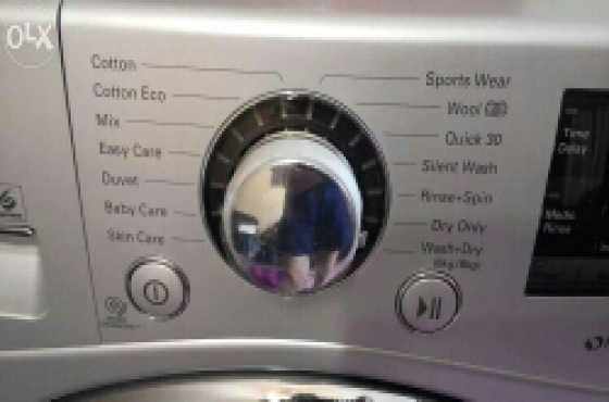 LG automatic wash machine and tumble dryer  in one