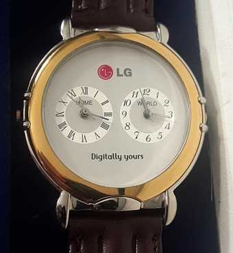 LG branded 2 dial analogue wrist watch