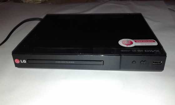 LG DVD player DIVX