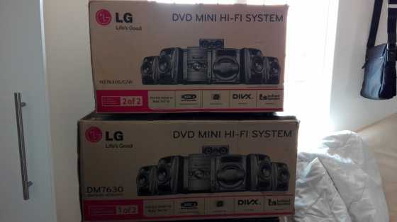 LG DVDCD Mini HiFi System is for sale.