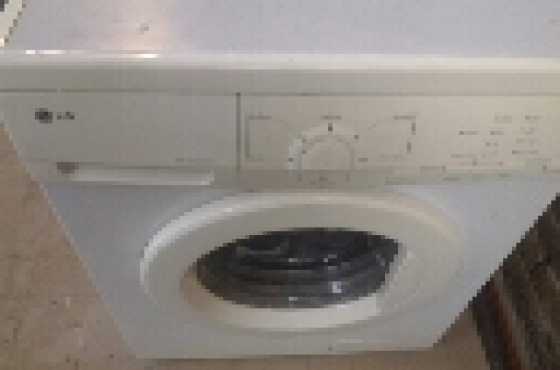 LG front loader washing 6kg