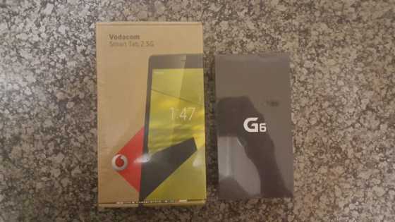 LG G6  vodacom Tablet