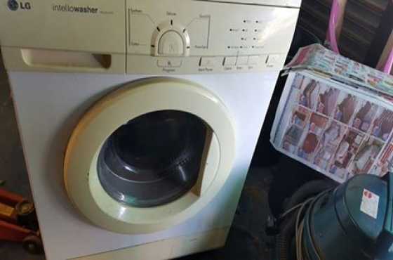 LG intello washing machine