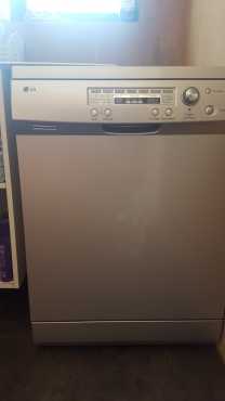 LG Silver Dishwasher