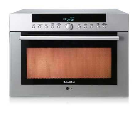 LG Silver Solardom 34l microwave and oven