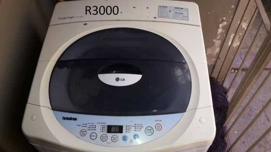 LG Turbo Drum Top Loader 8.5kg washing machine must go before friday