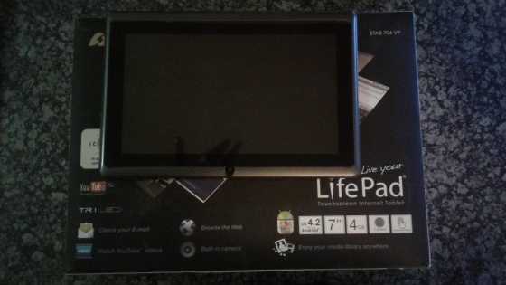Lifepad WiFi tablet for sale