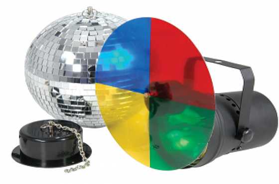 Lighting Mirror ball set 20cm 06 to 17 June