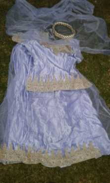 Lilac Indian Dress Set