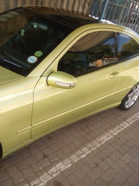 lime greeen mercedez benz c230 coupe