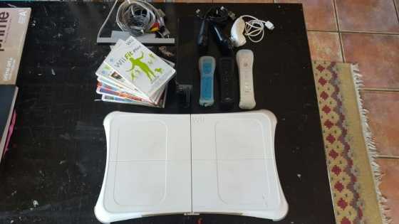 Limited edition Wii console and wii fit board for sale