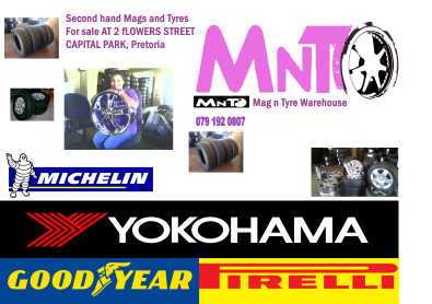 LOOKING FOR SECOND HAND MAGS AND TYRES..