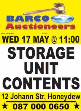 LOOSE ASSETS AUCTION  17 MAY 2017  1100 AM(URGENT)