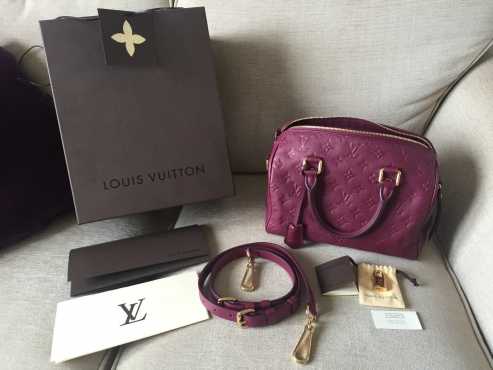 Louis Vuitton Speedy Bandouliere 25 Monogram Empreinte Aurore