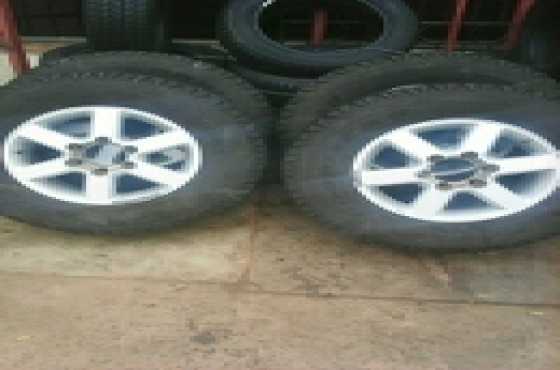 lsuzu  mag rims for sale,16inch with tyres