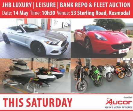 LUXURY, LEISURE, BANK REPO amp FLEET VEHICLE AUCTION AT AUCOR AUCTION