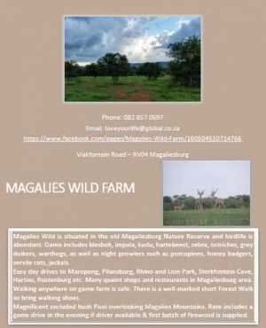 Magalies Wild Farm - Accommodation