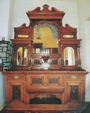 Magnificent Oak Pre Anglo War Buffet