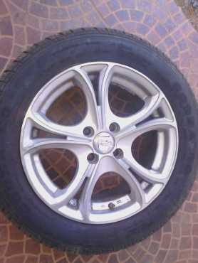 Mags with tyres 15 inch