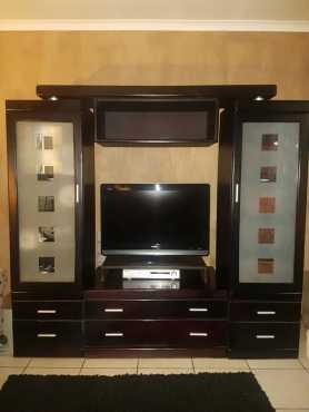 Mahogany wall unit.neg