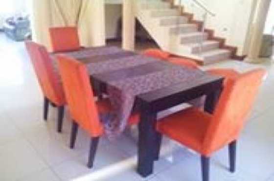 Mahogony Wood 7 seater set