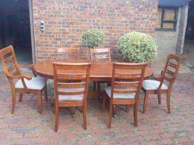 Malaysian Solid Mahogany dining room set