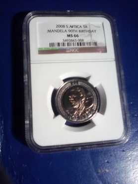 Mandela NGC graded 2008 ms66