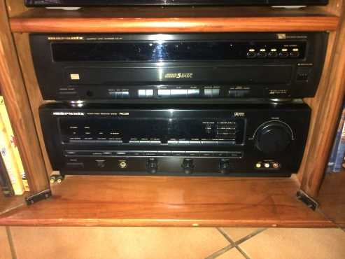 MARANTZ AMP AND 5 DISC CD CHANGER