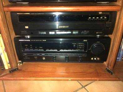 MARANTZ AMP AND 5 DISC CD PLAYER