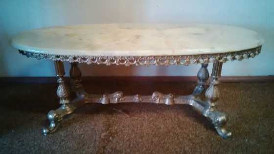 marble table