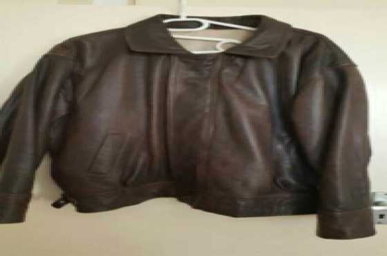 Marlbourough Leather Bomber Jacket