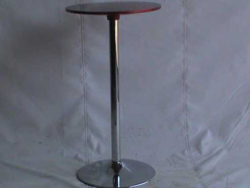 maroon canteen bar table