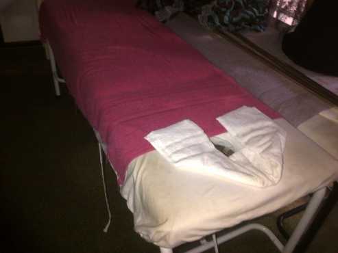 Massage Beds and Wax Pot