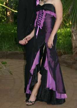 Matric Dance Dress and Matching Tie