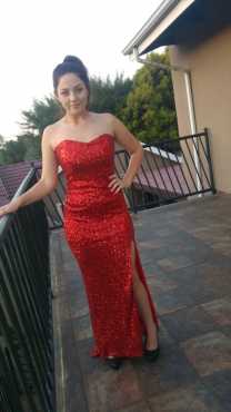 MATRIC FAREWELL DRESS - RED SEQUENCE