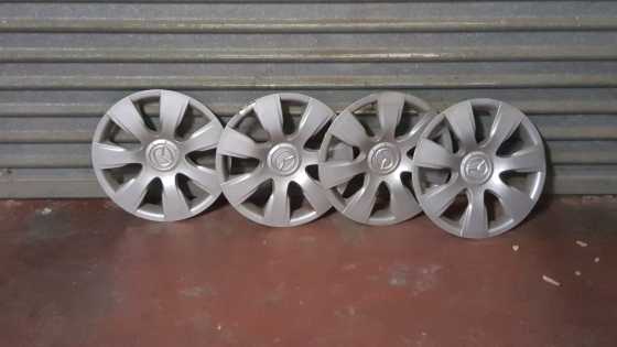 Mazda 2 steel rims and hubcaps