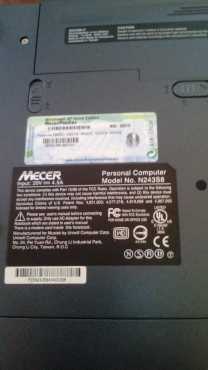 MECER laptop for sale