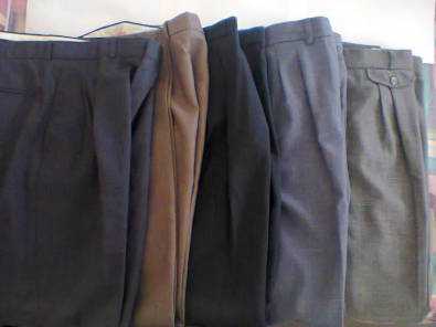 Mens dresssuit pants x5